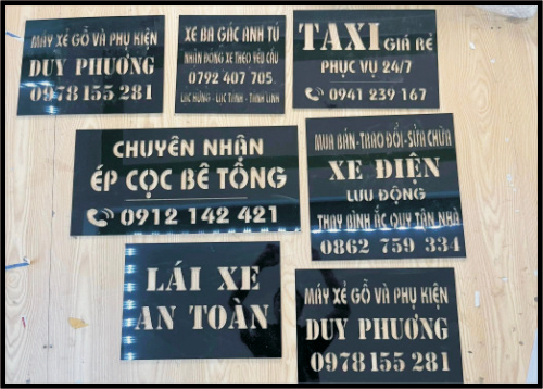 Biển Quảng Cáo Xịt Sơn