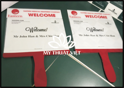 Biển Đón Khách Cầm Tay